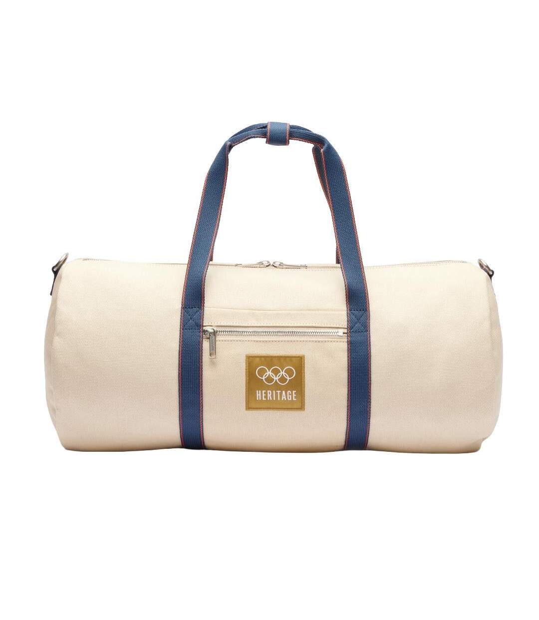 Sac de voyage beige/marine mixte lacoste duffle-2