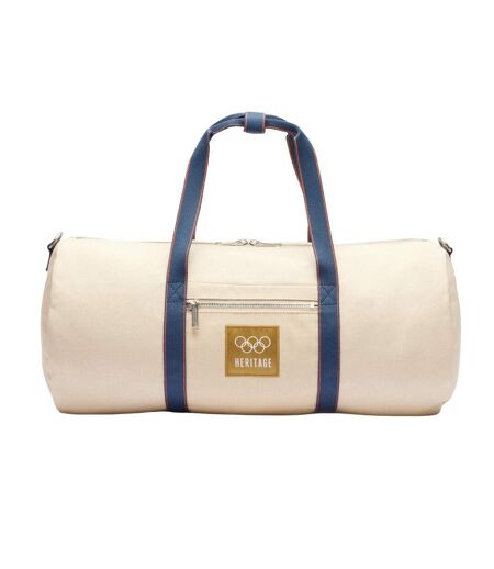 Sac de voyage beige/marine mixte lacoste duffle