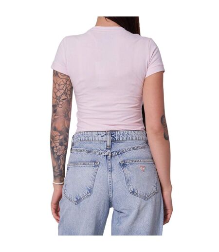 T-shirt Femme Rose Clair Guess