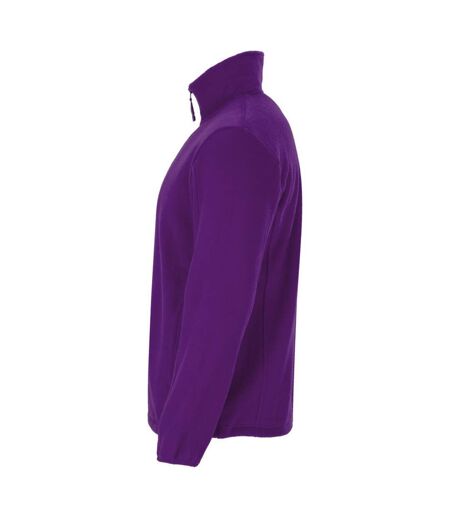 Mens Artic Full Zip Fleece Jacket Purple Roly
