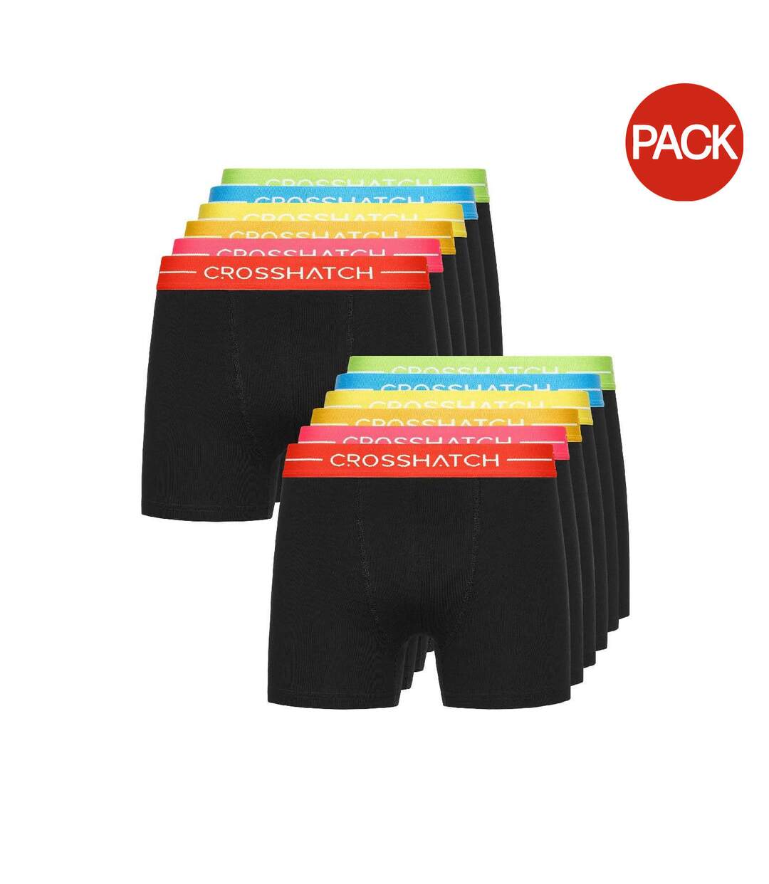 Boxers Astral Homme Noir Crosshatch-1