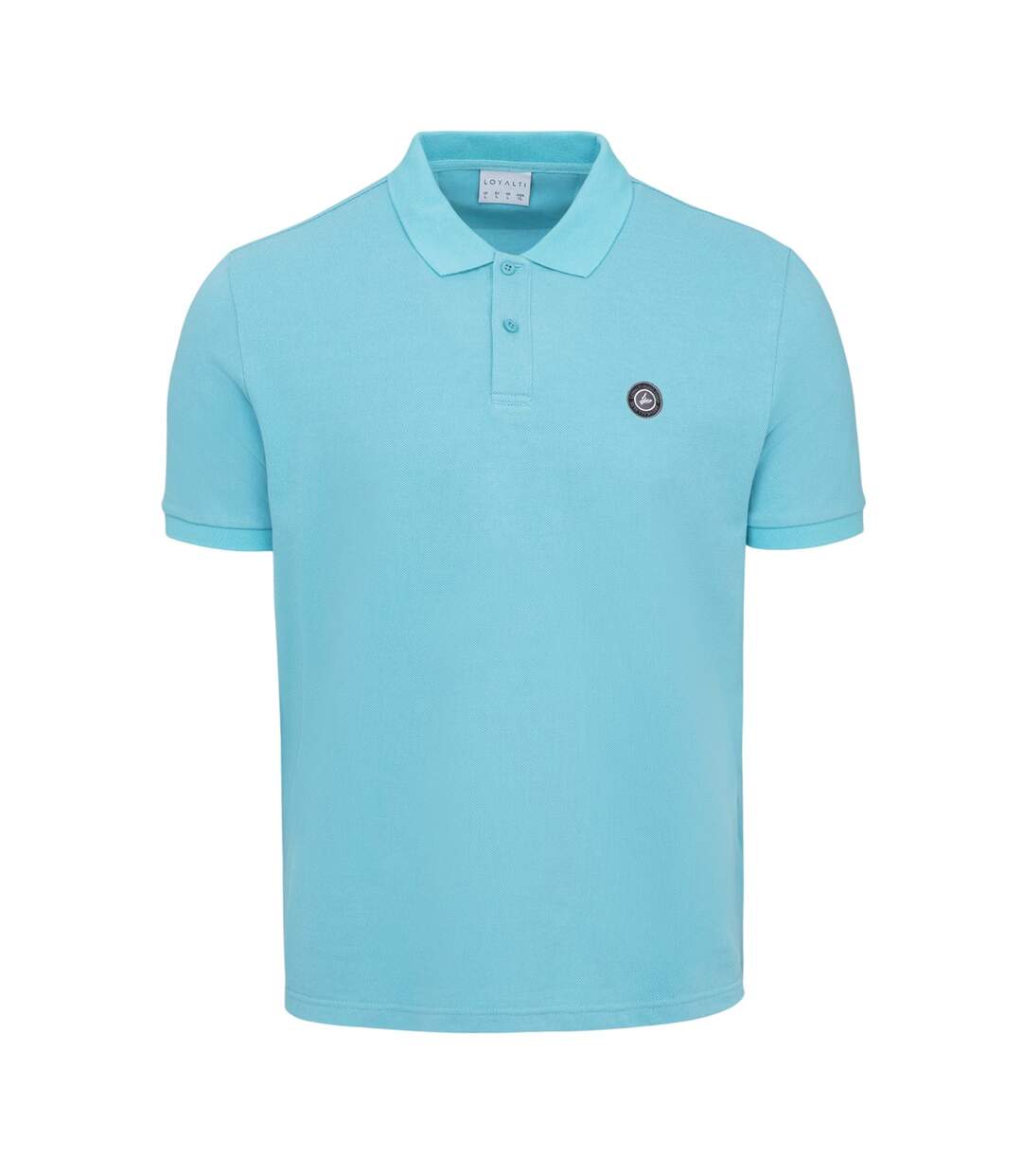 Mens Joe Micro Pique Golf Polo Shirt Blue Loyalti-2