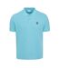 Mens Joe Micro Pique Golf Polo Shirt Blue Loyalti-2