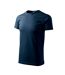 T-shirt Basic Homme Bleu Marine Foncé Adler-3