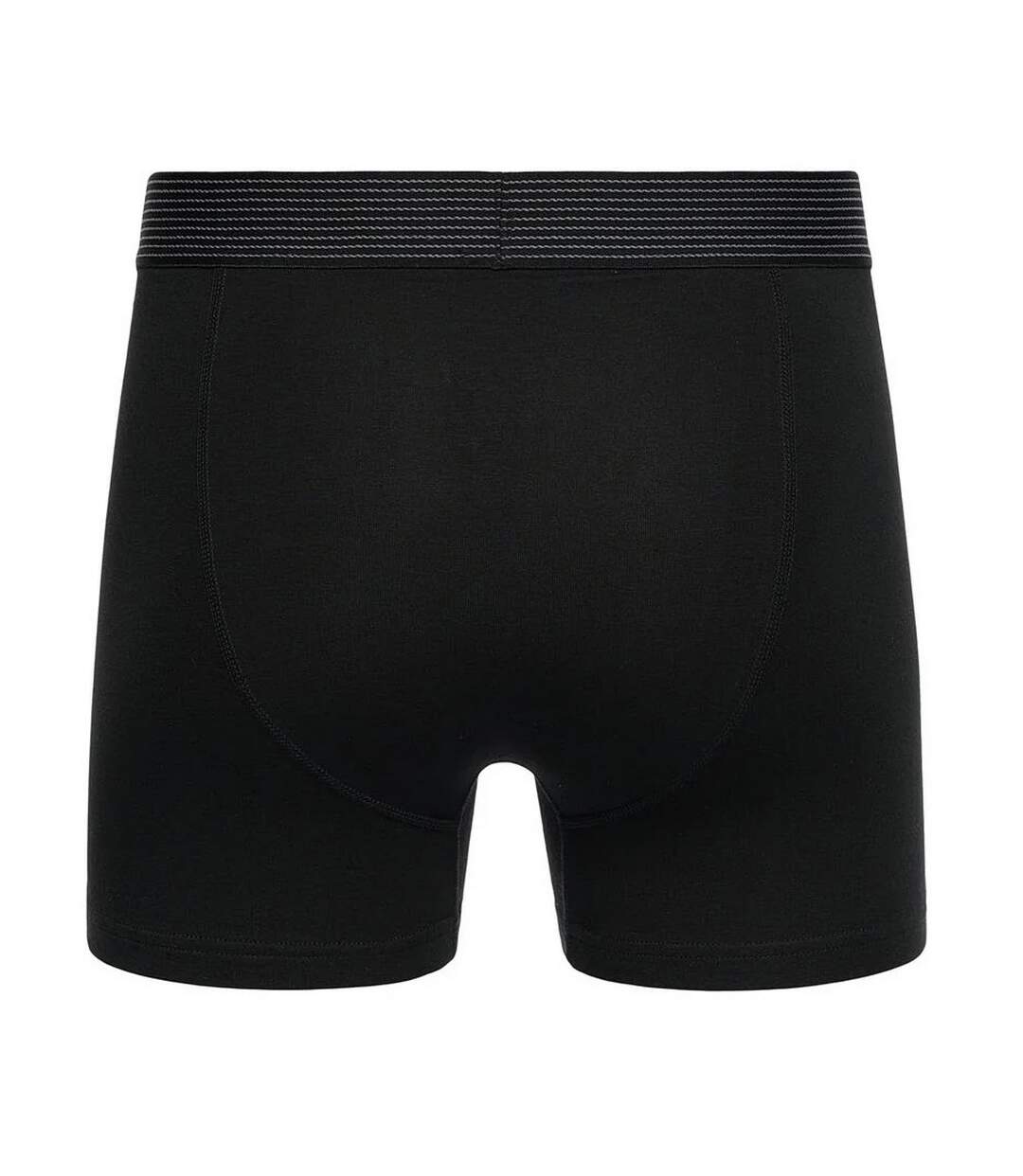 Boxers Buzzard Homme Gris Marl Noir Crosshatch-2
