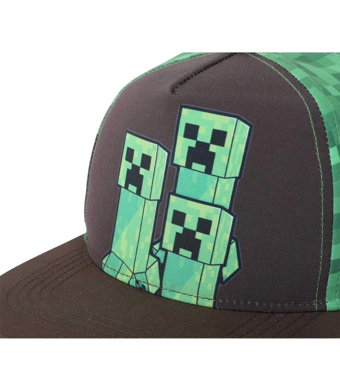 Childrens/kids Baseball Cap Green Minecraft-3