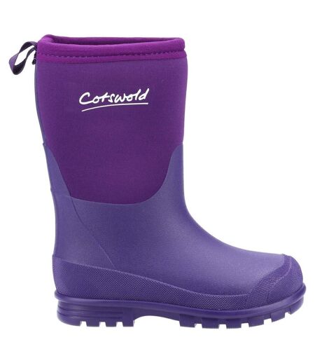 Bottes de pluie hilly enfant violet Cotswold