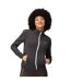 Regatta Womens/Ladies Newhill Marl Full Zip Fleece Jacket (Seal Grey/Apricot Crush) - UTRG8828