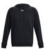 Sweat À Capuche Rival Homme Noir Under Armour-2