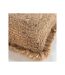 Coussin Déco Carré en Jute Jutana Ligne 45x45cm Beige