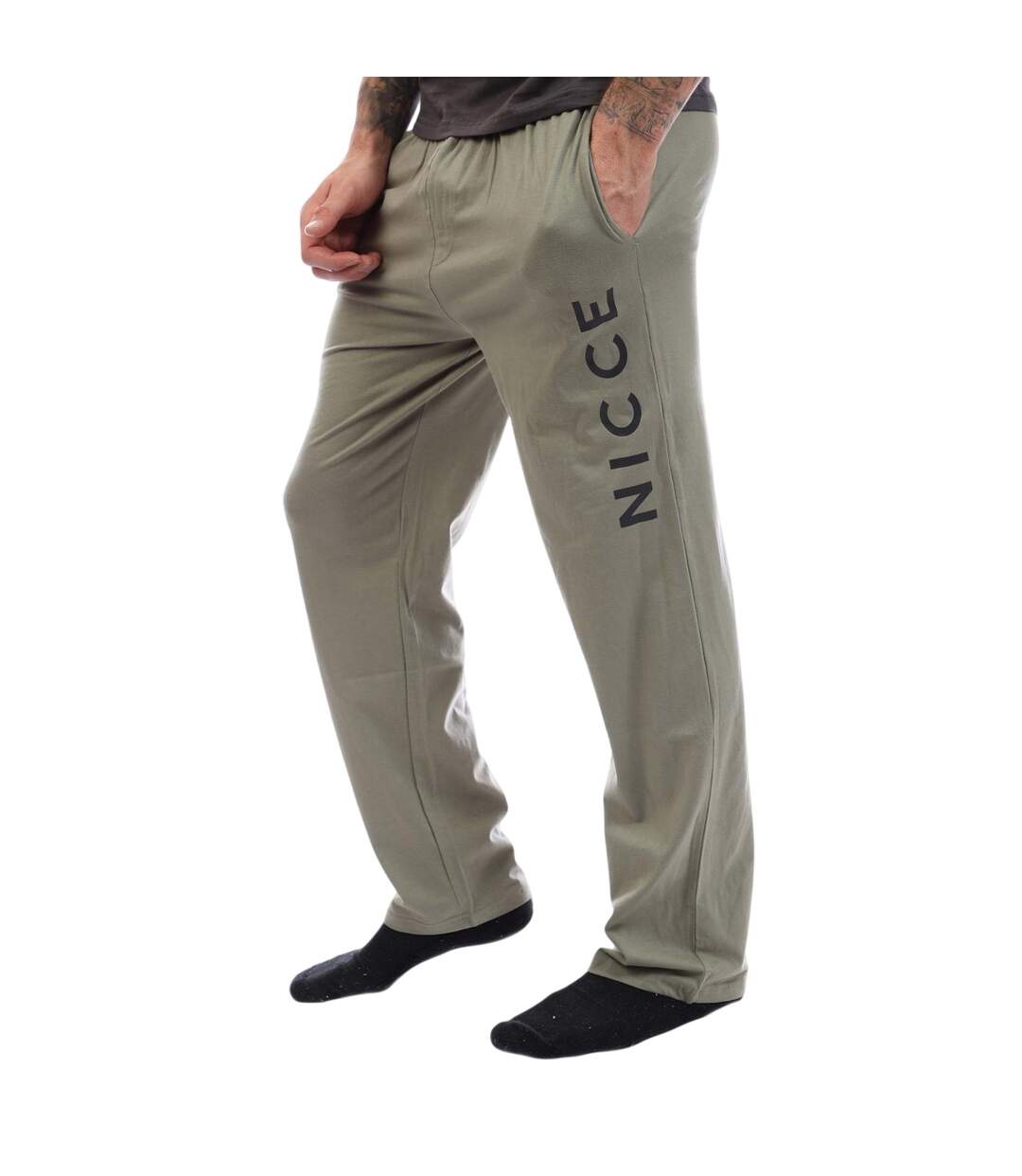 Ensemble De Vêtements De Détente Aderyn Homme Kaki Nicce-3