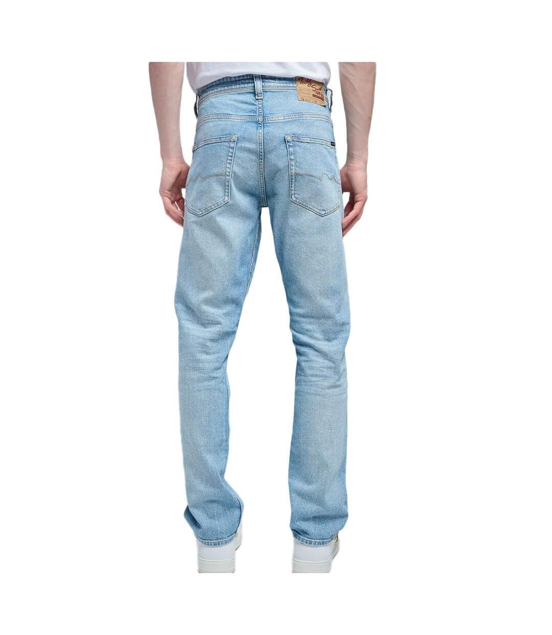 Jean droit bleu homme teddy smith reg-2