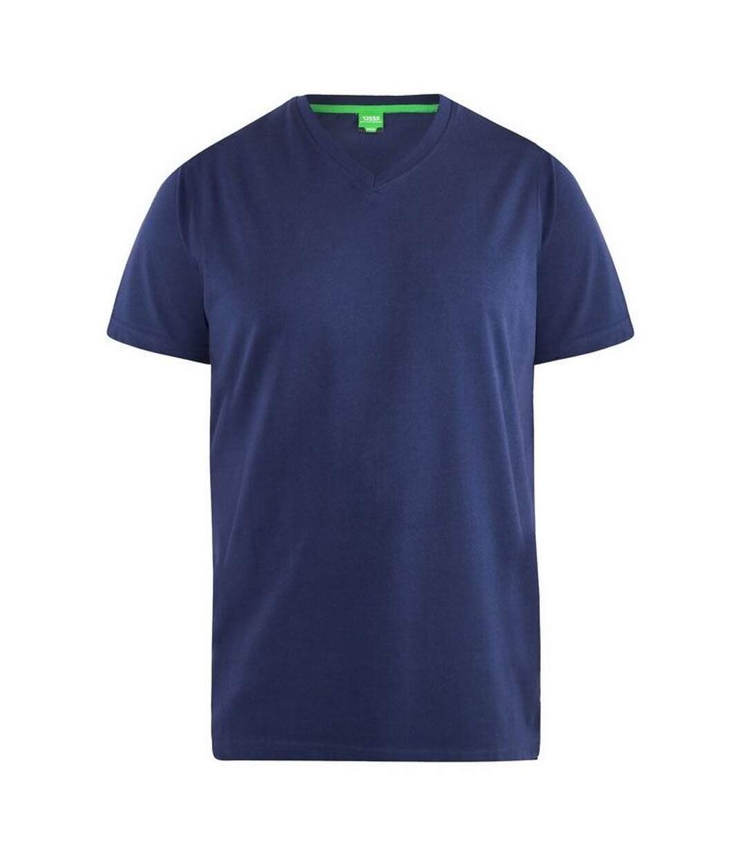 Duke Mens D555 Kingsize Signature-1 Cotton T-Shirt (Navy) - UTDC144-1