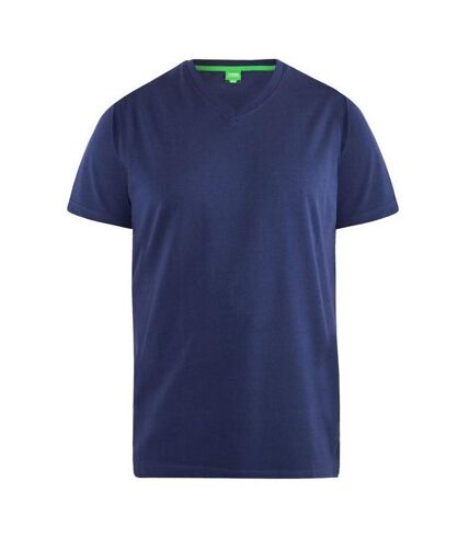 Duke D555 Kingsize Signature - T-shirt en coton - Homme (Bleu marine) - UTDC144