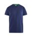 Duke Mens D555 Kingsize Signature-1 Cotton T-Shirt (Navy) - UTDC144