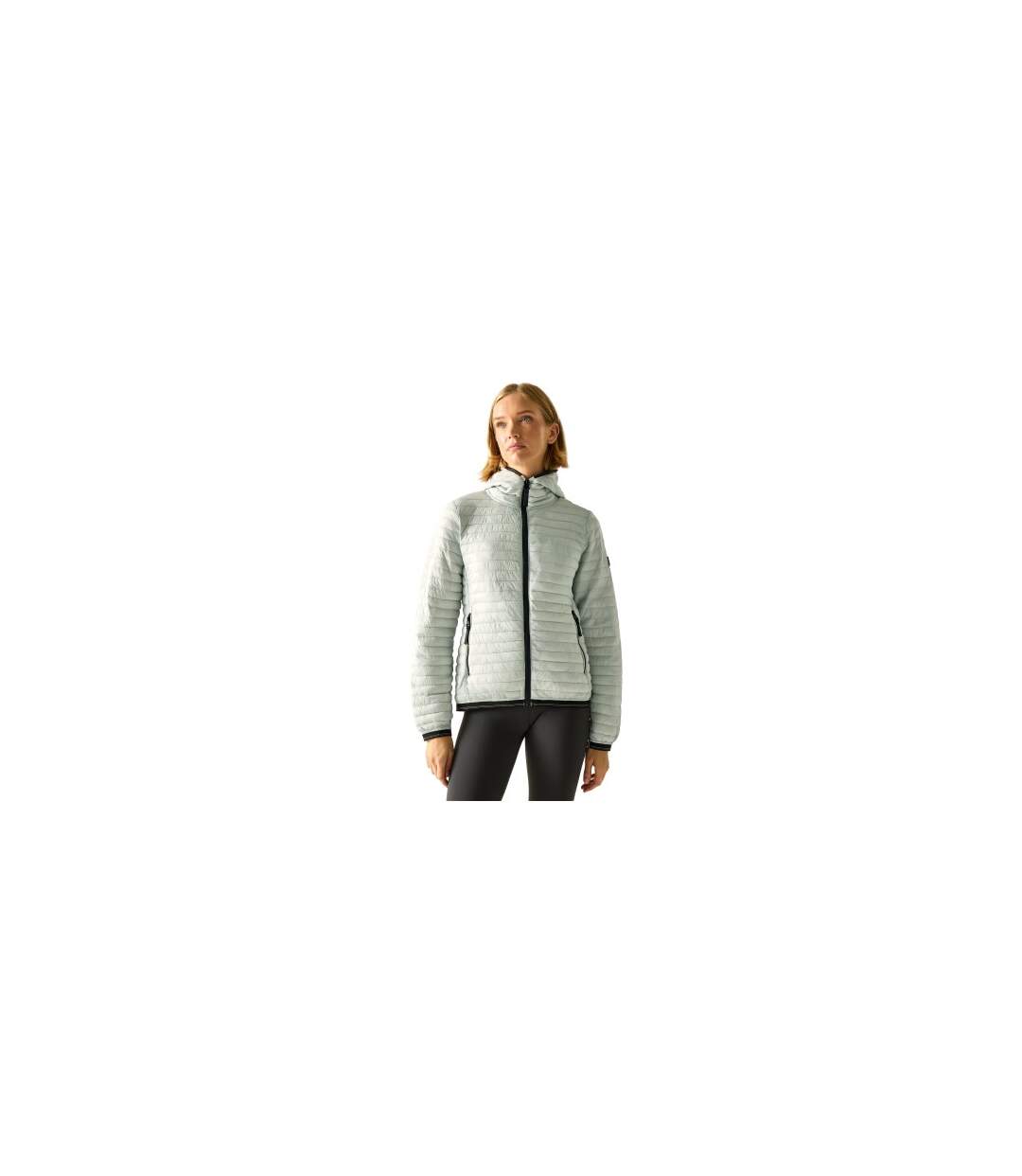 Womens/ladies Rigain Quilted Jacket Gray Dawn Regatta-1