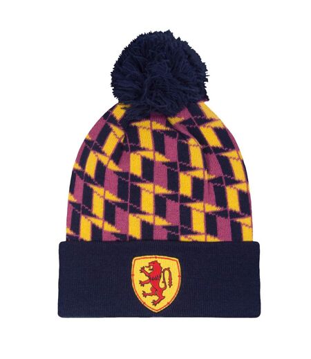 Scotland 1988 Retro Bobble Beanie Blue Yellow Fan Originals