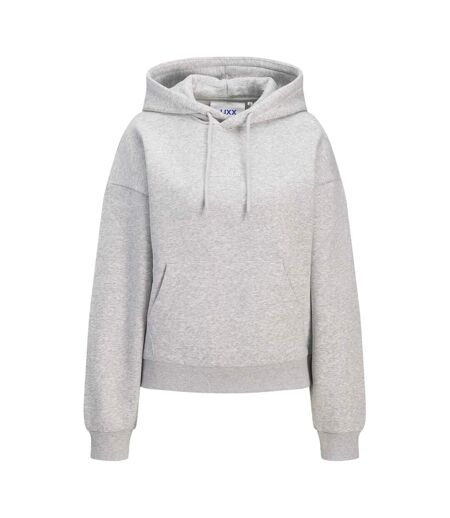 Womens/ladies Vesterbro Long-sleeved Hoodie Light Grey Melange JJXX