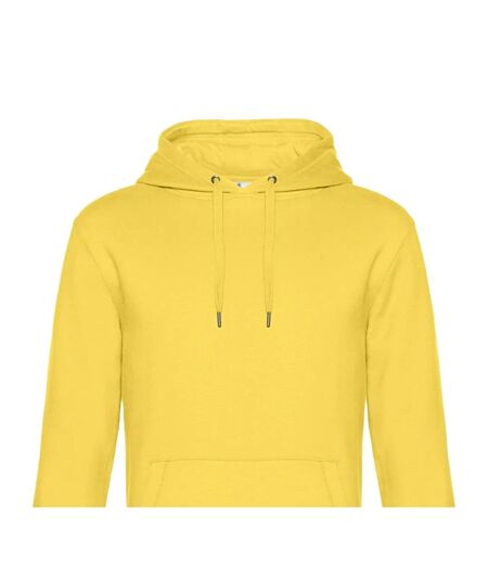 Sweat à capuche king homme jaune B&C