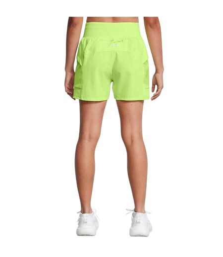 Womens/ladies Trail Walking Shorts Green Under Armour