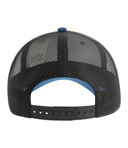 Casquette Trucker Zion Bleu Roi Noir Atlantis Headwear