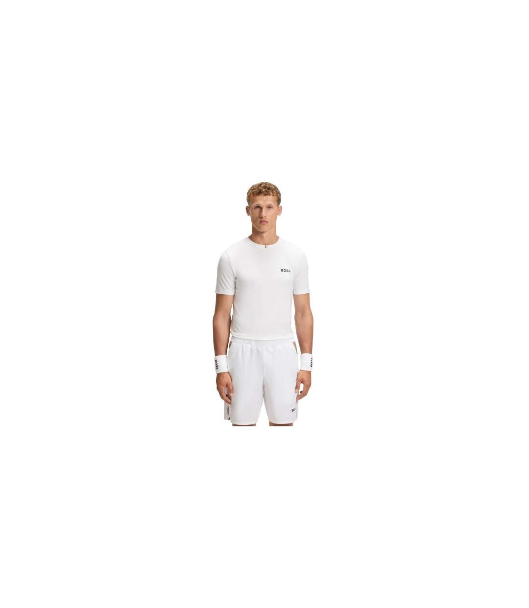 T-shirt Motif/style À Rayures Toc Homme Blanc Boss-1