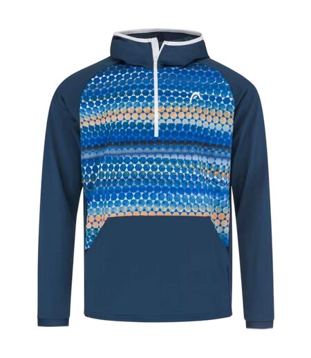 Sweat Manches Raglan Motif/style Géométrique Homme Bleu Head