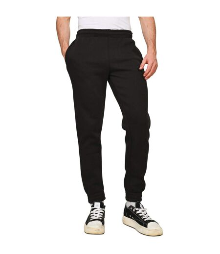 Unisex Adult Premium Combed Cotton Jogging Bottoms Black Casual Classics