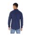 Mens Corduroy Collared Regular Shirt Navy Peter Werth-2