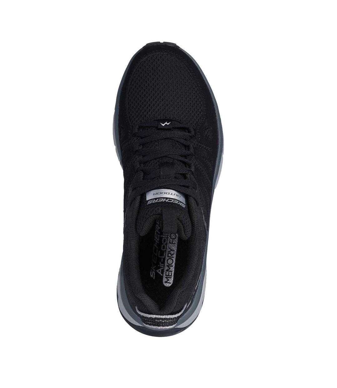 Baskets Motif/style Superposées Femme Noir Anthracite Skechers-4