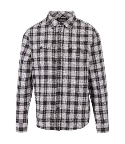 Mens Portlaw Checked Shirt Black White Trespass