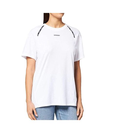 T-shirt blanc femme superdry run - 36