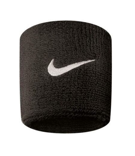 Nike Swoosh Wristband (Pack of 2) (Black/White)