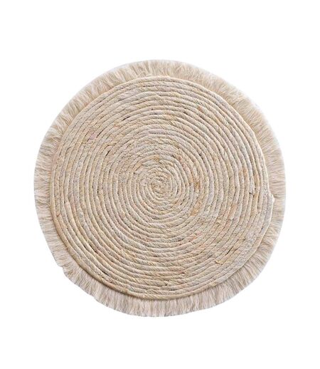 Set de Table Rond en Paille de Maïs Oslo 38cm Lin