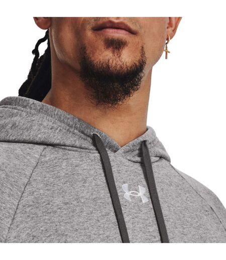 Sweat À Capuche Homme Gris Argenté Under Armour