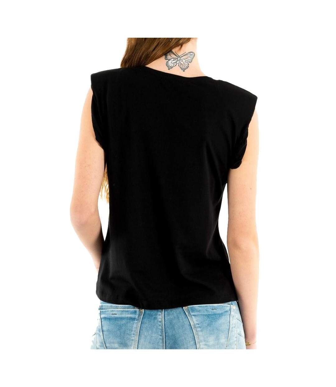 T-shirt Noir Femme Morgan DFUL - S-2