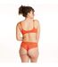 Soutien-gorge à armatures grand maintien orange Sarong