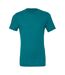 Adults unisex tri-blend t-shirt teal Bella + Canvas