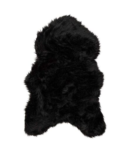 Tapis Imitation Fourrure Katy 60x90cm Noir