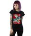 Disney - T-shirt THREE LITTLE PIGS AND THE BIG BAD WOLF - Femme (Noir) - UTBI15915-2