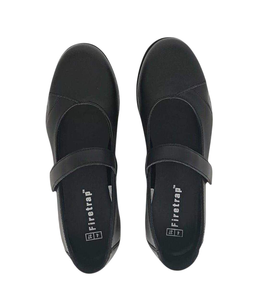Womens/ladies Mary Janes Black Firetrap-4