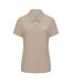 Polo Motif/style Logo Femme Beige Slazenger-1