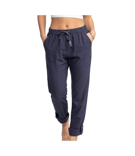Pantalon fluide marine femme roxy the seashor - l