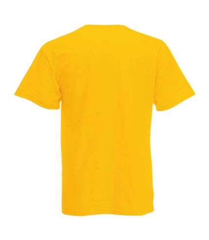 Mens Short Sleeve Casual T-Shirt (Gold)