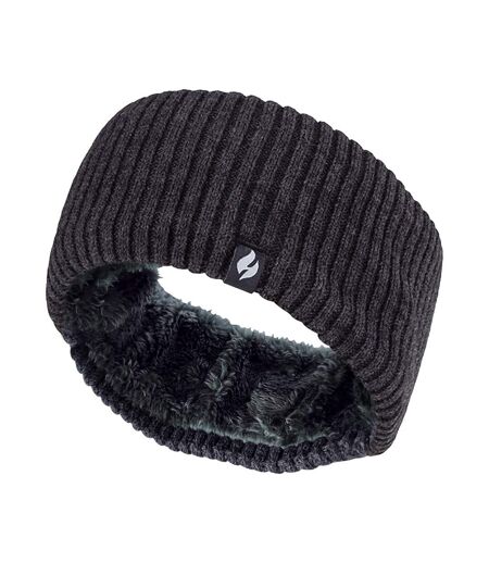 Heat Holders - Ladies Thick Winter Warm Patterned Fleece Lined Thermal Headband