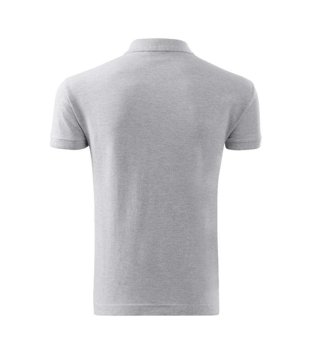 Polo Homme Gris Argenté Malfini-1