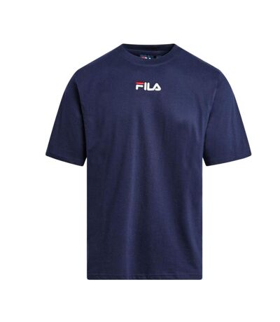 T-shirt marine homme fila embroidere - l