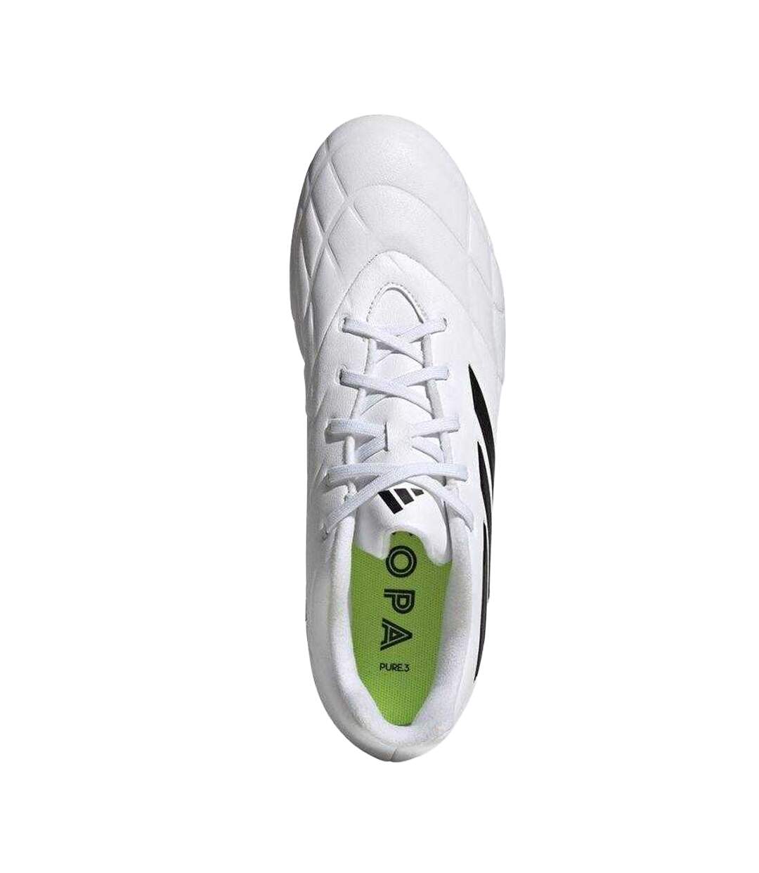 Chaussures À Crampons Pour Terrain Ferme Copa Pure.3 Homme Blanc Nuage Noir Jaune Fluo Adidas-3