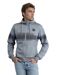 Gilet Sweat à  Capuche Ajusté Homme Gris avec Imprimé-1