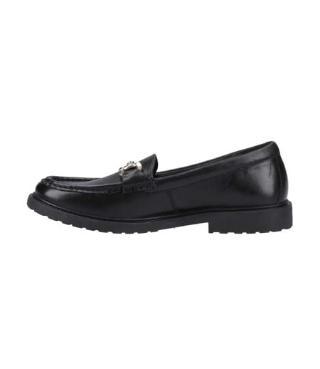 Mocassins Style Bridon Verity Femme Noir Hush Puppies